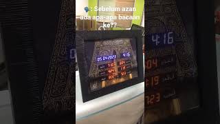 Download lagu Sebelum dan selepas ada sahaja bacaan dari Jam azan IMAN , Subhanallah🥰. mp3