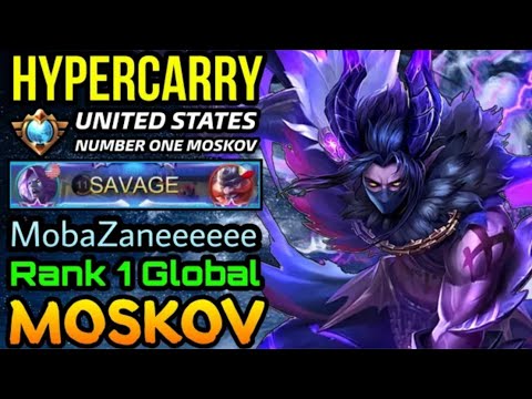 SAVAGE!! - Top 1 Global (Moskov) Mobazane - MLBB