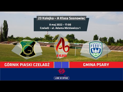 A Klasa Sosnowiec: Górnik Piaski Czeladź 2:1 (2:1) Gmina Psary