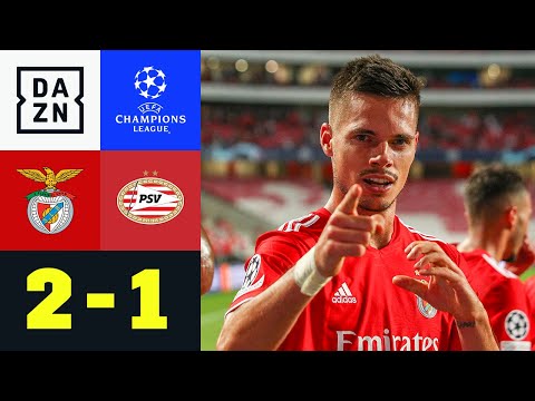Weigl sorgt für Benfica-Erfolg: Benfica - PSV 2:1 | UEFA Champions League Playoffs | DAZN