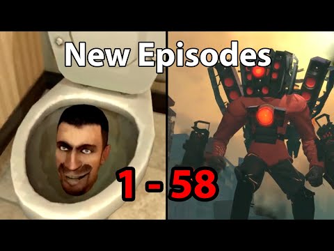 Skibidi Toilet 1 - 58 All Episodes: SpeackerMan Back (Episode 58)