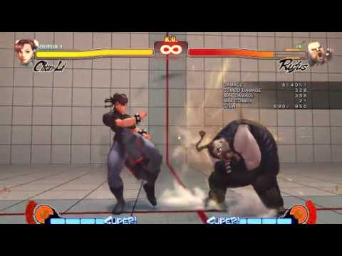 SF IV Chun-li combo / CrHP2LLx3