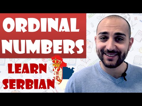 Learn Serbian ★ Ordinal numbers