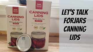 Let's Talk FORJARS Canning Lids