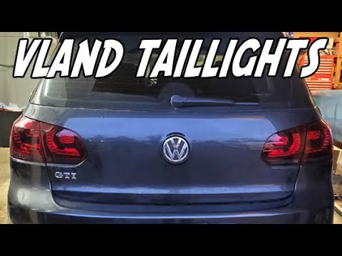 How to install VLAND Taillights in your MK6 VW GOLF GTI | Amazon Taillights 2011 Volkswagen GTI