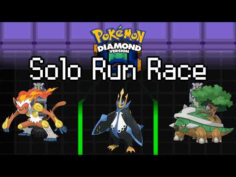 Pokémon Diamond Solo Run Race: Torterra vs Infernape vs Empoleon