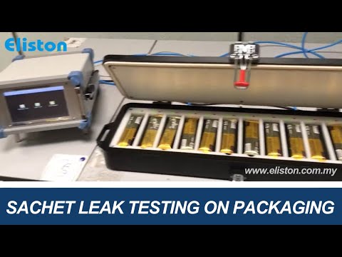 Sachet Leak testing on Packaging 