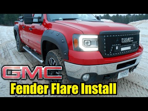 2013 GMC 2500HD YitaMotor Fender Flare Install
