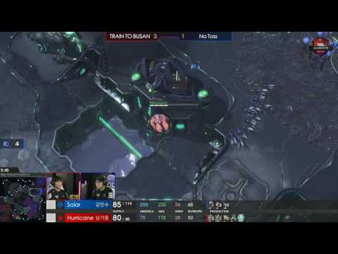 [VSL SC2] Team League Loser's Finals Set5 Solar(강민수) vs Hurricane(남기웅) // No Toss vs TRAIN TO BUSAN