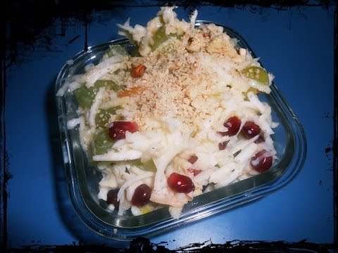 [Quicktipp] fruchtiger Waldorfsalat︱ schnell︱ Clean︱gesund︱raw