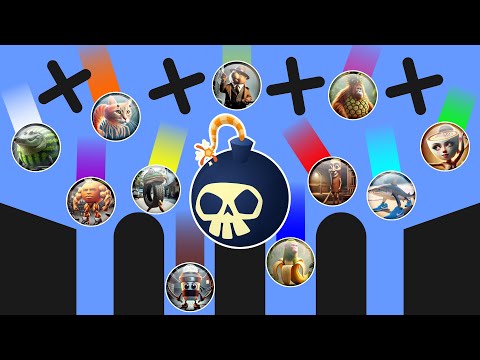 Marble Race: ITALIAN BRAINROT vs The BOMB