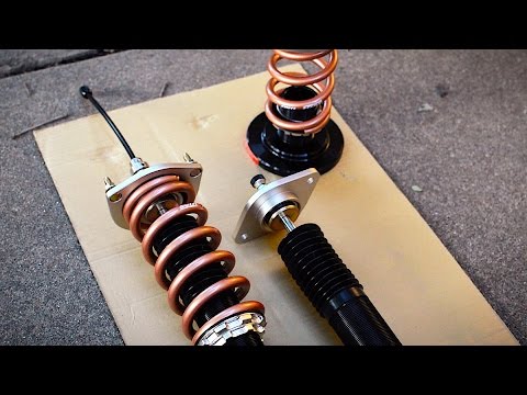 350z BC Racing BR Coilovers with Swift Springs and Damping Extenders