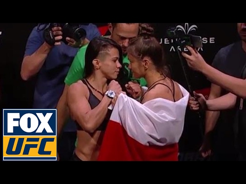Claudia Gadelha vs. Karolina Kowalkiewicz | Weigh-In | UFC 212