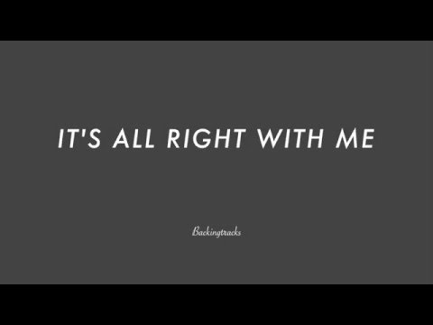 It's All Right With Me video