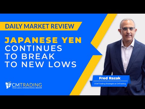 CMTrading Daily Market Review April 26th, 2024 - Japanese Yen continues to break to new lows