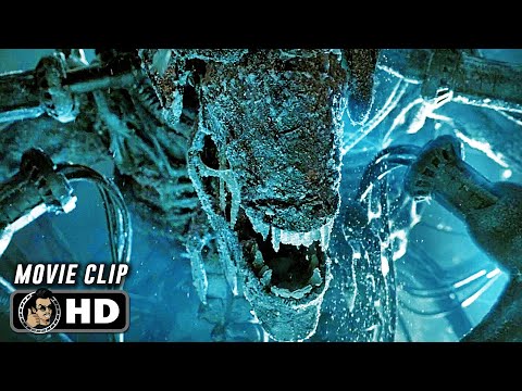 Xenomorph Queen Awakens Scene | AVP: ALIEN VS. PREDATOR (2004) Movie CLIP HD