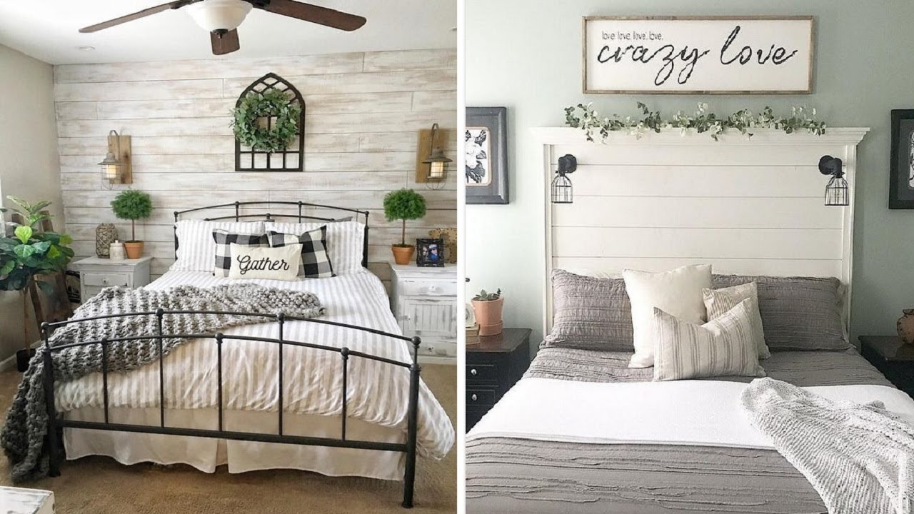 39 Rustic Farmhouse Bedroom Design and Decor Ideas To Transform Your Bedroom