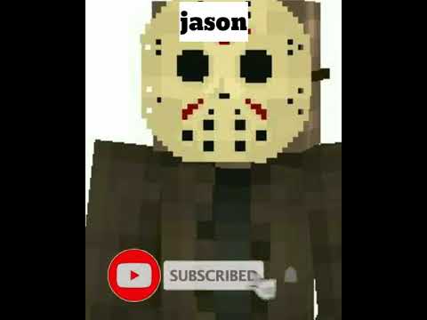 minecraft version of horror movie characters