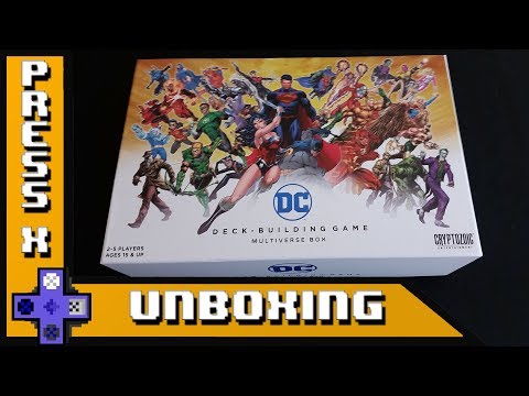 DC Deck-Building Game Multiverse Box UNBOXING + REVIEW