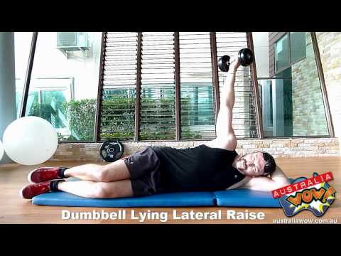 Lying Dumbbell Raise