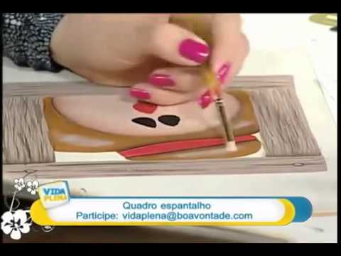 Soraia Leite - Pintura Country - Quadro Espantalho