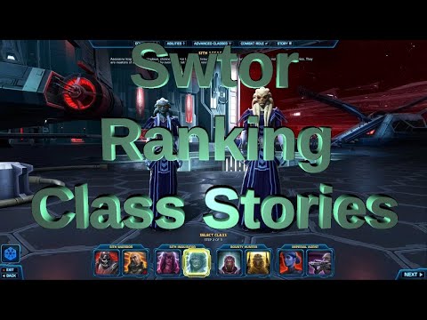 SWTOR - Ranking the Class Stories - My favourites from top to bottom