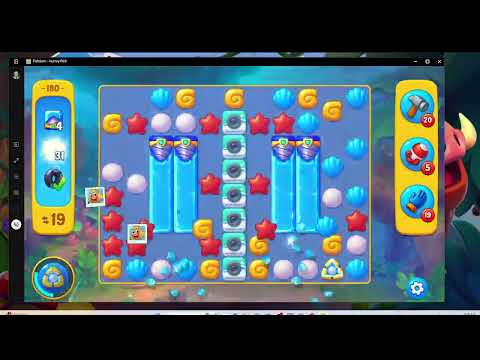 Fishdom Level 180 Farm Aquarium 🐠 | Audio Talkthrough | F2P Strategy Tips