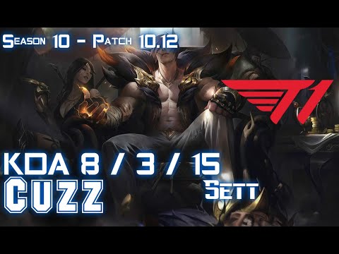 T1 Cuzz SETT vs Gen Clid LEE SIN Jungle - Patch 10.12 KR Ranked