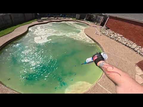 POV Green to Clean Pool Transformation!