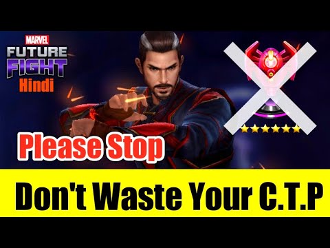 Distruction ctp is not good for doctor strange | Don't waste your ctp | Marvel Future Fight -HINDI