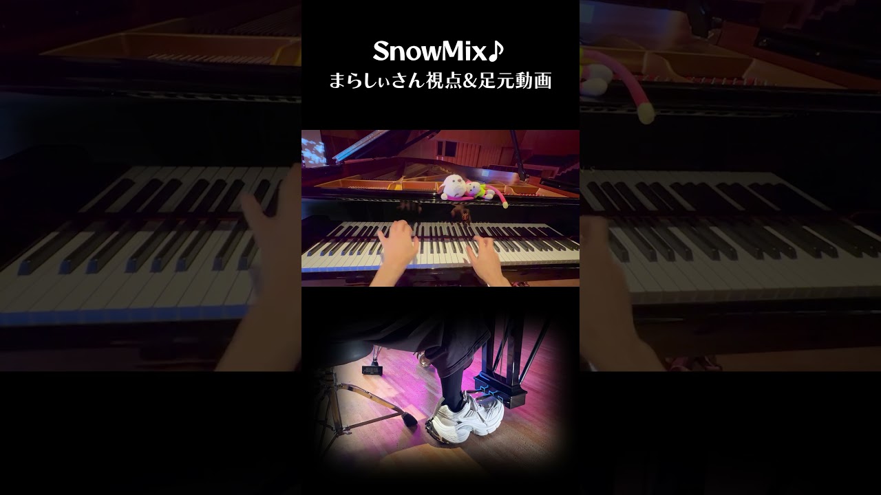 作曲者による「SnowMix♪」まらしぃさん視点&足元動画