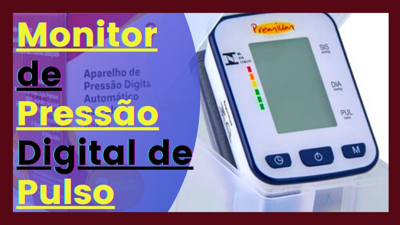 MONITOR DE PRESSÃO DIGITAL PULSO - PREMIUM