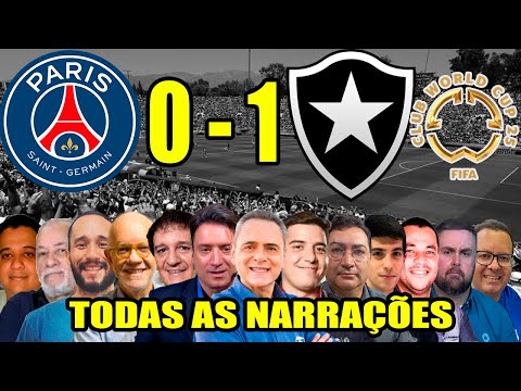 Todas as narrações - PSG 0 x 1 Botafogo | Super Mundial de Clubes 2025