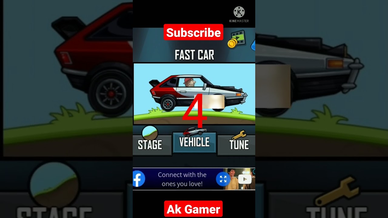 Top 7 Best Vehicle in Hill Climb Racing For All Stages.. By Ak Gamer.. #Shorts