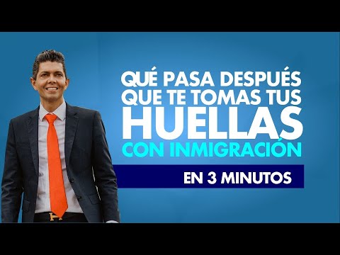 [EXTREMA ATENCION] ¿Qué pasa después que te tomas tus huellas con inmigración?