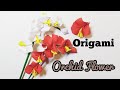Origami Orchid flower easy