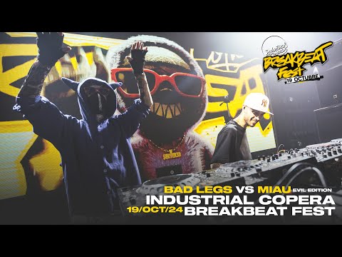BAD LEGS vs MIAU @ INDUSTRIAL COPERA: BREAKBEAT FEST (Live DJ Set)