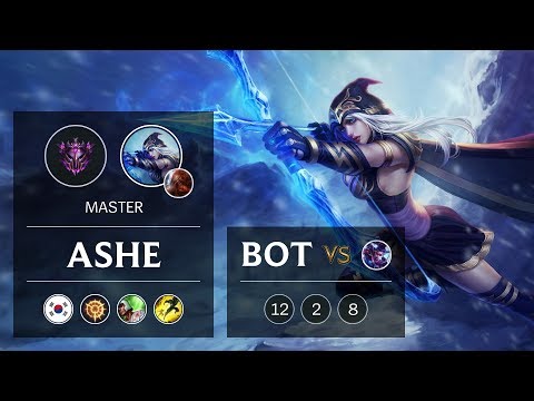 Ashe ADC vs Vayne - KR Master Patch 9.5