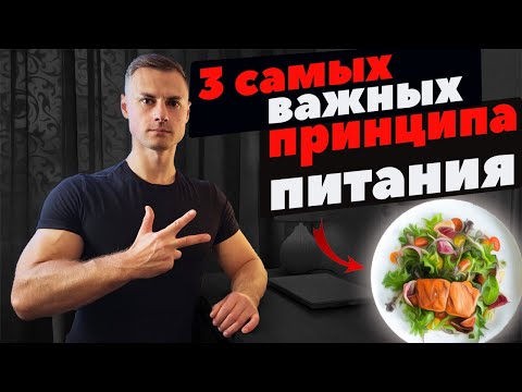 3 самых важных принципа питания!