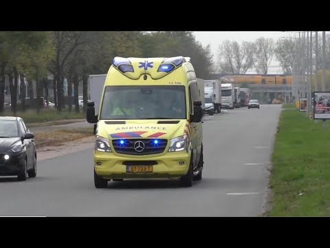 3X ambulance met spoed vanaf Ambbulance post Overamstel  in Amsterdam