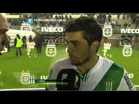 Erviti: "Salimos a jugar al fútbol". Banfield 1 - Tigre 0. Fecha 4. Torneo Primera División 2014