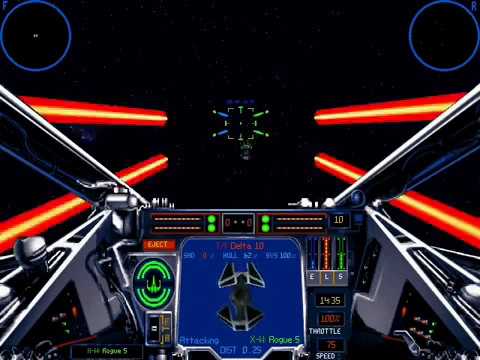 Playthrough of X-Wing vs TIE Fighter Rebel Mission 7 Part 2 - Capture the Compellor