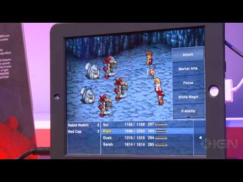 Final Fantasy Dimensions Gameplay: "Underground Exploration" - E3 2012 [Off Screen]