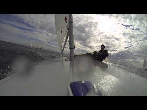 Laser Sailing - Racing Ride Along with Andrew Scrivan