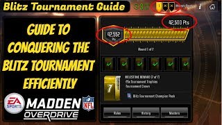 MADDEN NFL OVERDRIVE - ULTIMATE BLITZ TOURNAMENT GUIDE - HOW TO GET TO TIER 7 EFFICIENTLY!