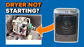 Dryer Drive Motor Assembly Replacement | Whirlpool | Maytag | Amana | Part W11511154 | Parts Dr