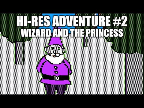 HI-RES ADVENTURE #2: WIZARD AND THE PRINCESS Gameplay Walkthrough - No Commentary Playthrough