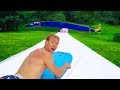 WORLDS BIGGEST BACKYARD WATERSLIDE!! WORLDS BIGGEST BACKYARD WATERSLIDE!!