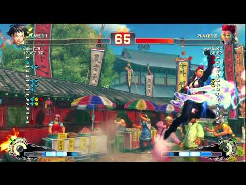 Haitani [Viper] vs duke728 [Makoto] SSF4 Japanese Online Ranked Matches - TRUE-HD