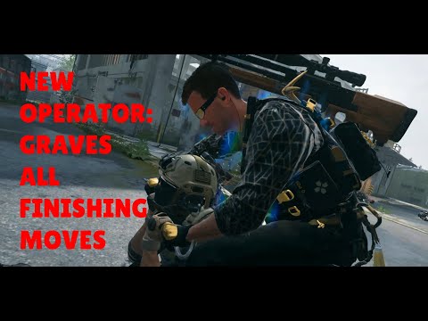 NEW BATTLEPASS OPERATOR: GRAVES, ALL FINISHING MOVES (STAND,PRONE,DOWNED) COD:MW2